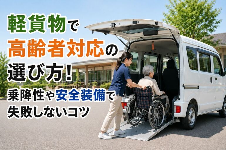 軽貨物 高齢者対応